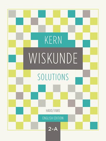 KERN Wiskunde havo/vwo 2 deel A Worked Solutions