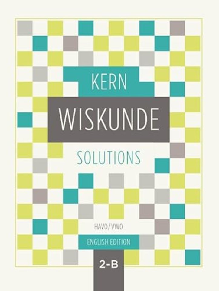 KERN Wiskunde oplossingenboek havo/vwo 2 deel B - English edition