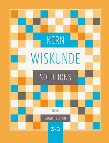 KERN Wiskunde Havo Year 3 part B Worked Solutions