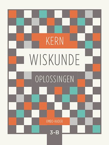 KERN Wiskunde vmbo-kader 3 deel B oplossingenboek