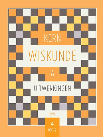 KERN Wiskunde uitwerkingenboek havo 4 wiskunde A deel 2