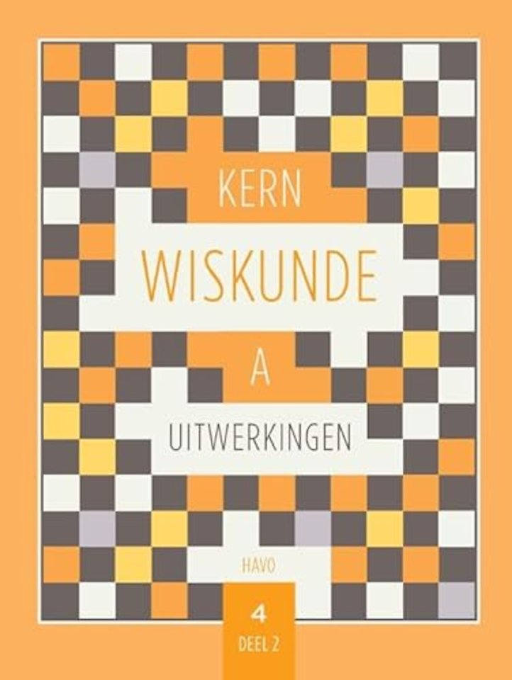 KERN Wiskunde uitwerkingenboek havo 4 wiskunde A deel 2