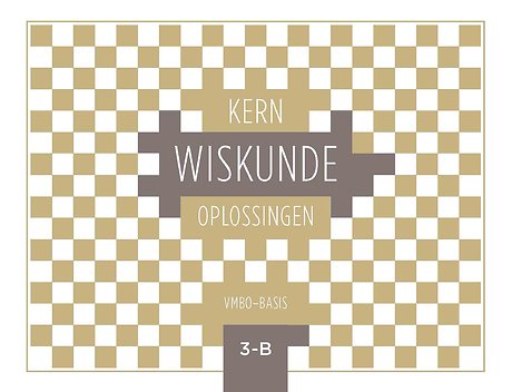 KERN Wiskunde vmbo-basis 3 deel B oplossingenboek