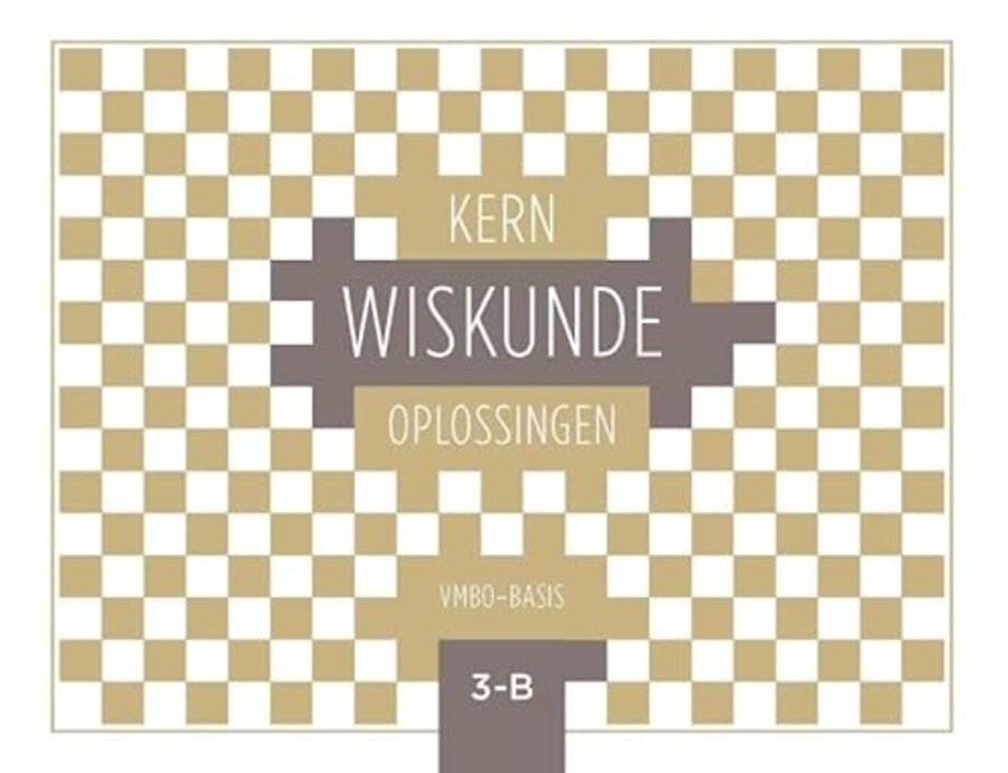 KERN Wiskunde vmbo-basis 3 deel B oplossingenboek