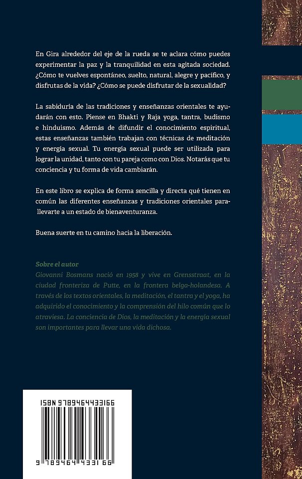 Gira alrederor del eje de la rueda