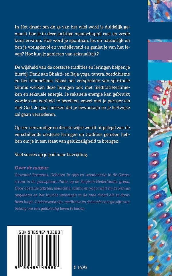 Het draait om de as van het wiel