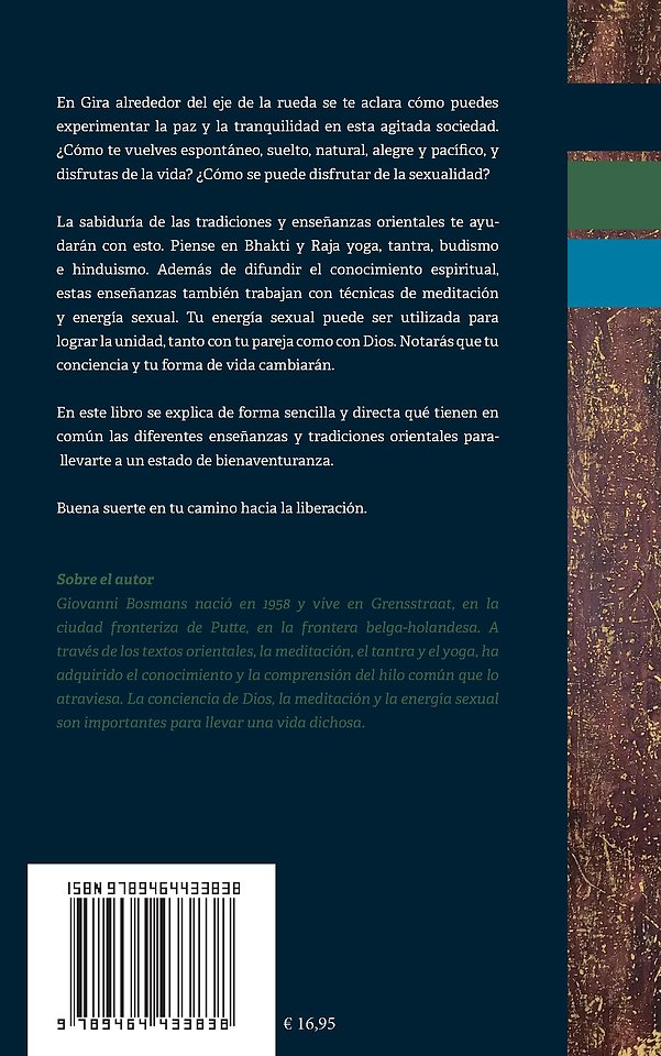 Gira alrederor del eje de la rueda