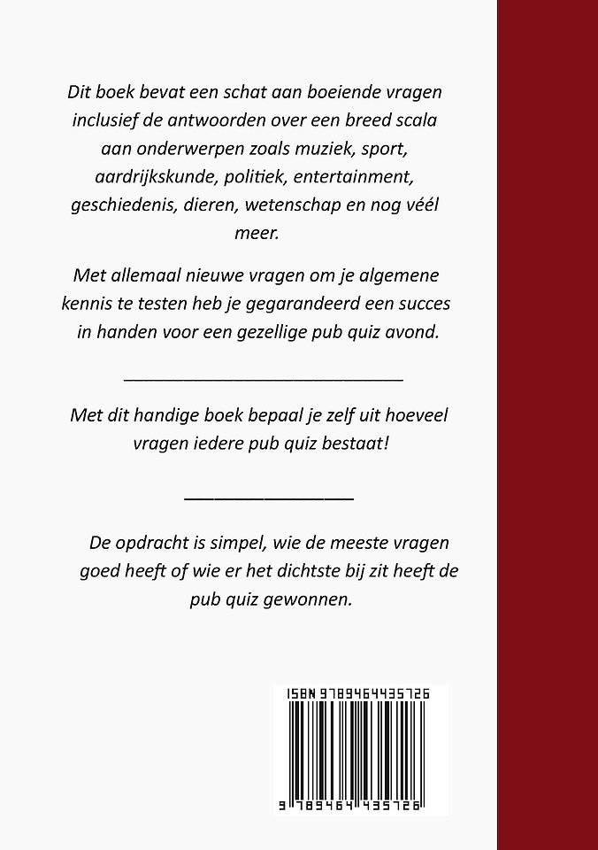 Het Grote pub quiz boek 2