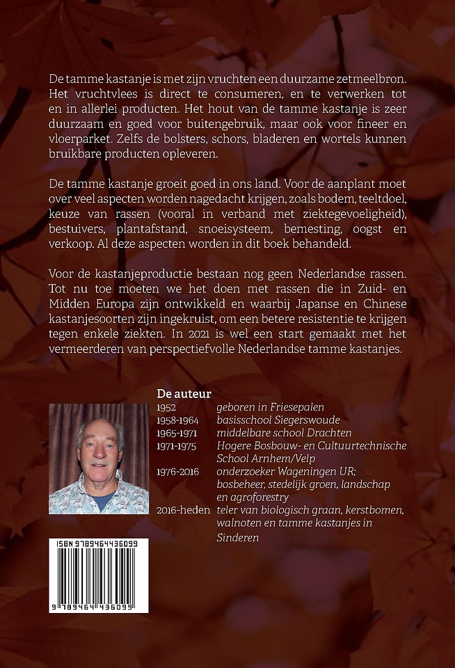 Tamme kastanje (Castanea spec.) voor vruchten, hout en bijproducten