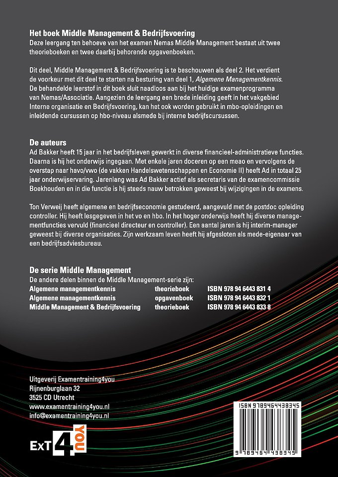 Middle Management & Bedrijfsvoering opgavenboek