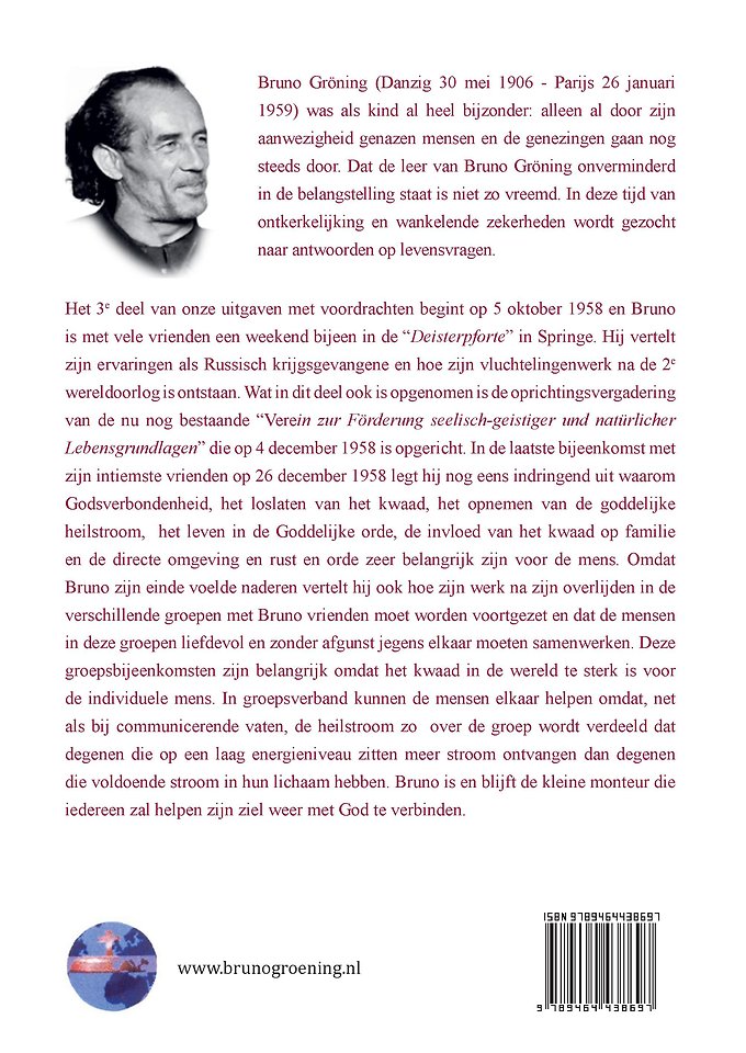 Bruno Gröning Laatste Toespraken 5 okt. 1958-1959