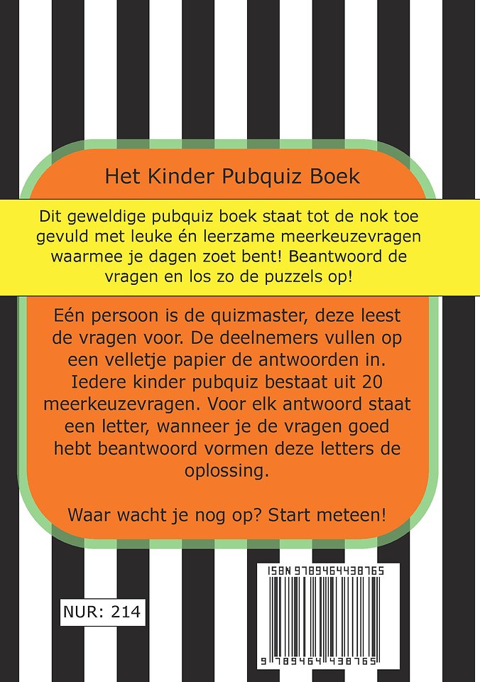 Het Kinder Pubquiz Boek 2