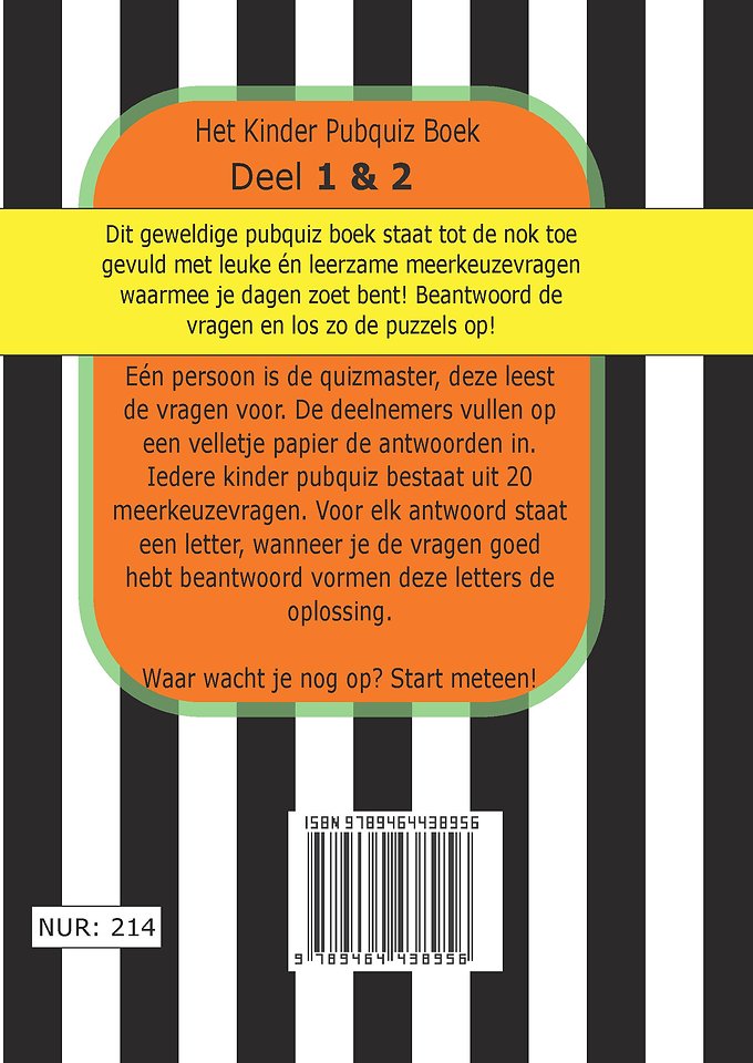 Het Kinder Pubquiz-boek