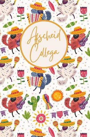 Afscheid collega – Ook geschikt als Pensioen Cadeau