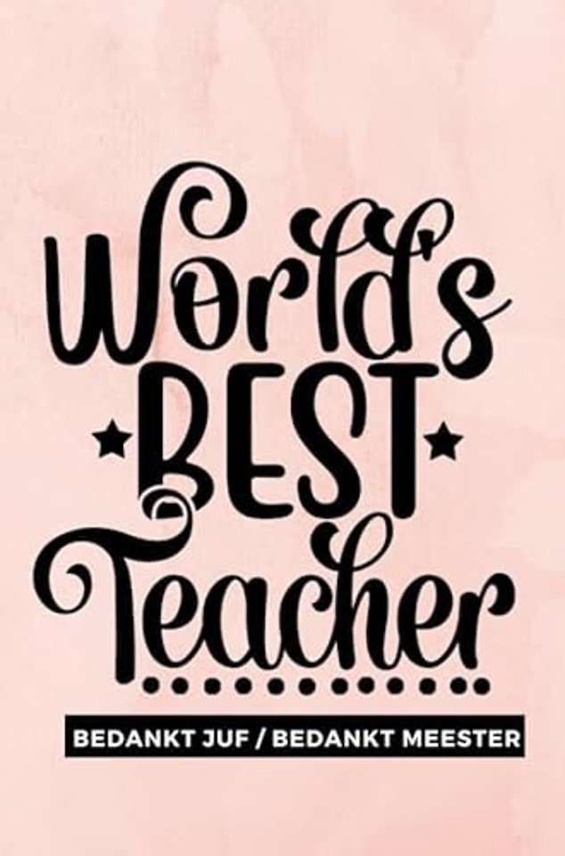 Bedankt Juf en Bedankt Meester Cadeau - Afscheidscadeau