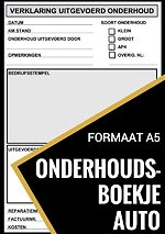 Onderhoudsboekje Auto - Universeel Reparatie Boek Onderhoudsboekje Auto - Universeel Reparatie Boek
