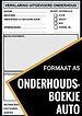 Onderhoudsboekje Auto - Universeel Reparatie Boek Onderhoudsboekje Auto - Universeel Reparatie Boek