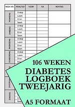 Bloedsuiker Planner en Diabetes Logboek - Tweejarig