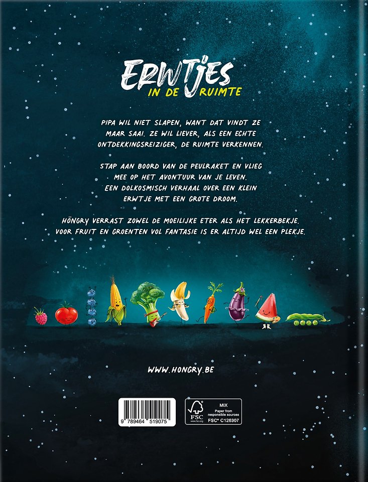 Erwtjes in de ruimte