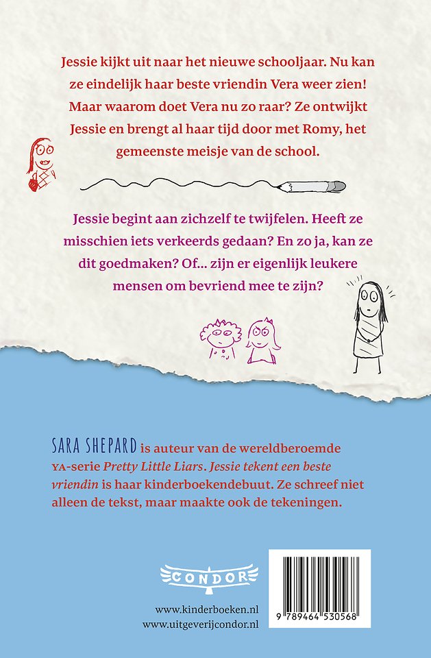 Jessie tekent een beste vriendin