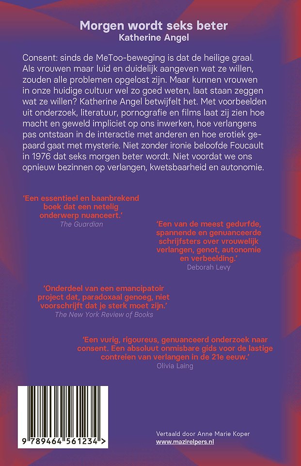 Morgen wordt seks beter