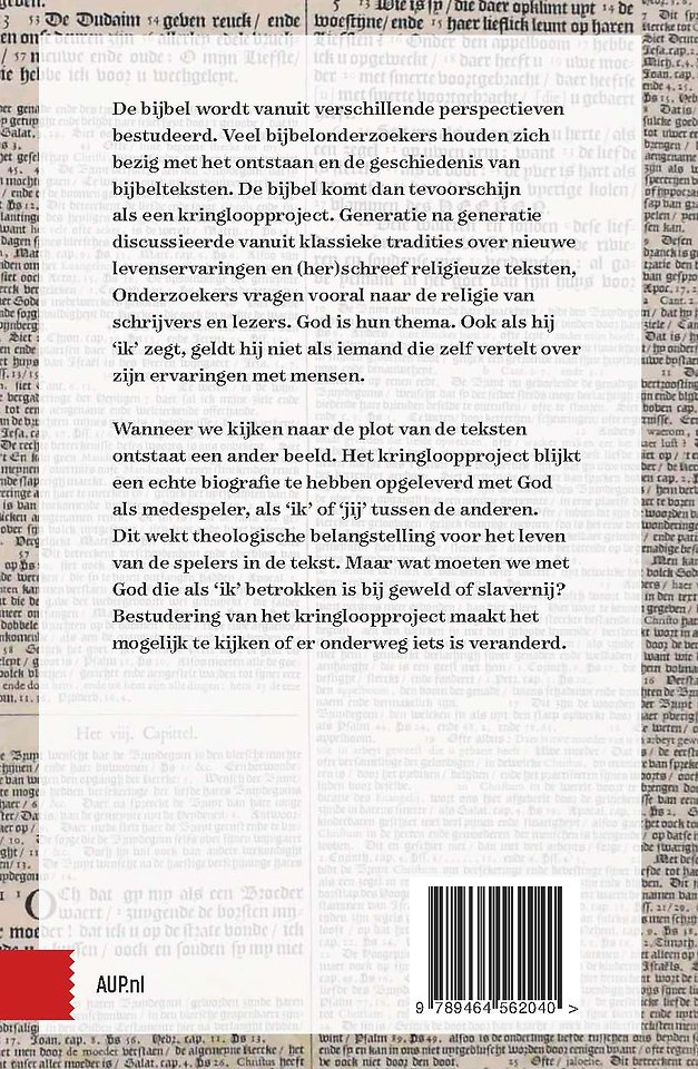 De Bijbel als biografie van God en mensen