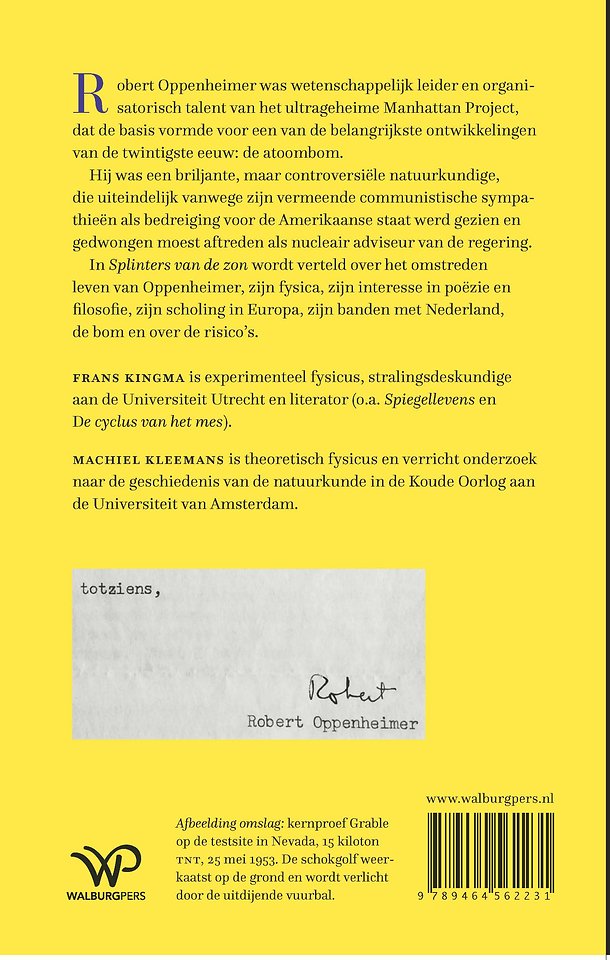 Splinters van de zon