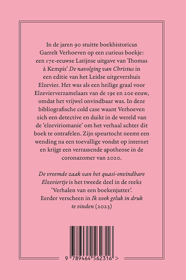 De vreemde zaak van het quasi-onvindbare Elzeviertje
