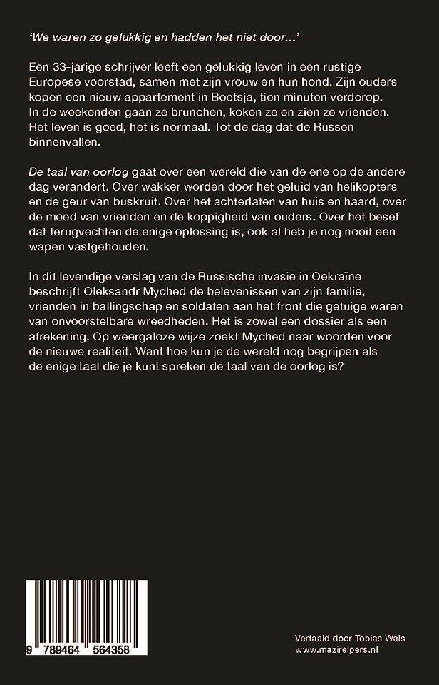 De taal van oorlog