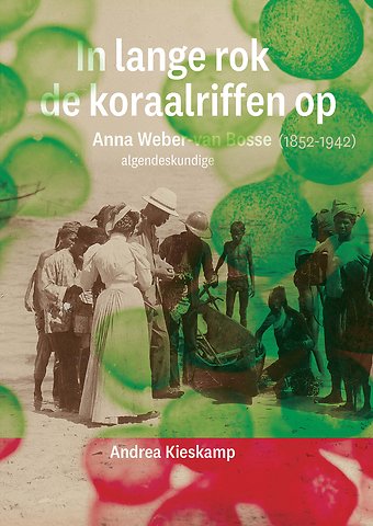 In lange rok de koraalriffen op