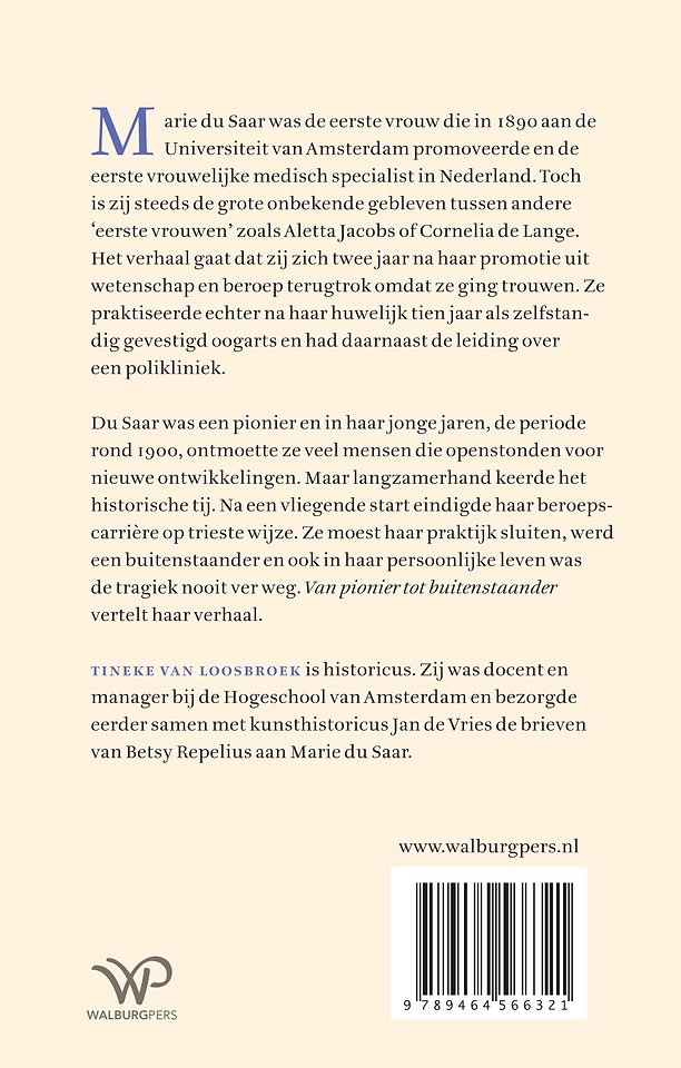 Van pionier tot buitenstaander