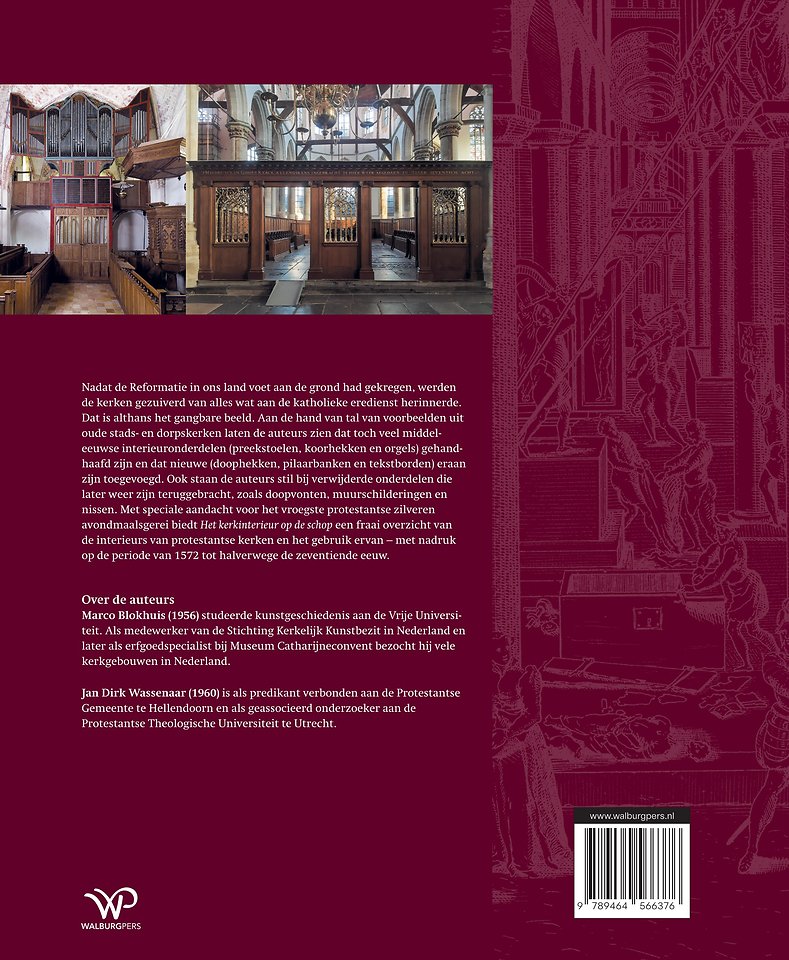 Het kerkinterieur op de schop