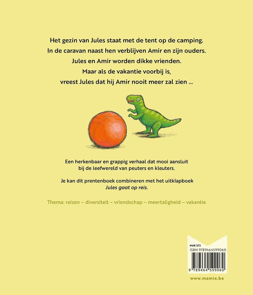 Jules maakt een vriend op vakantie
