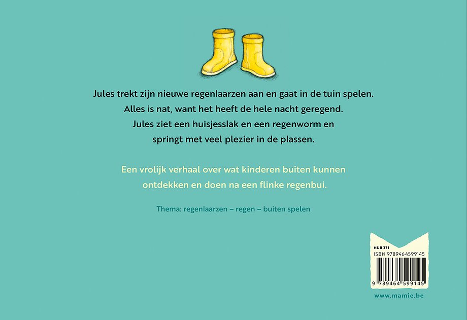 Jules en zijn nieuwe regenlaarsjes