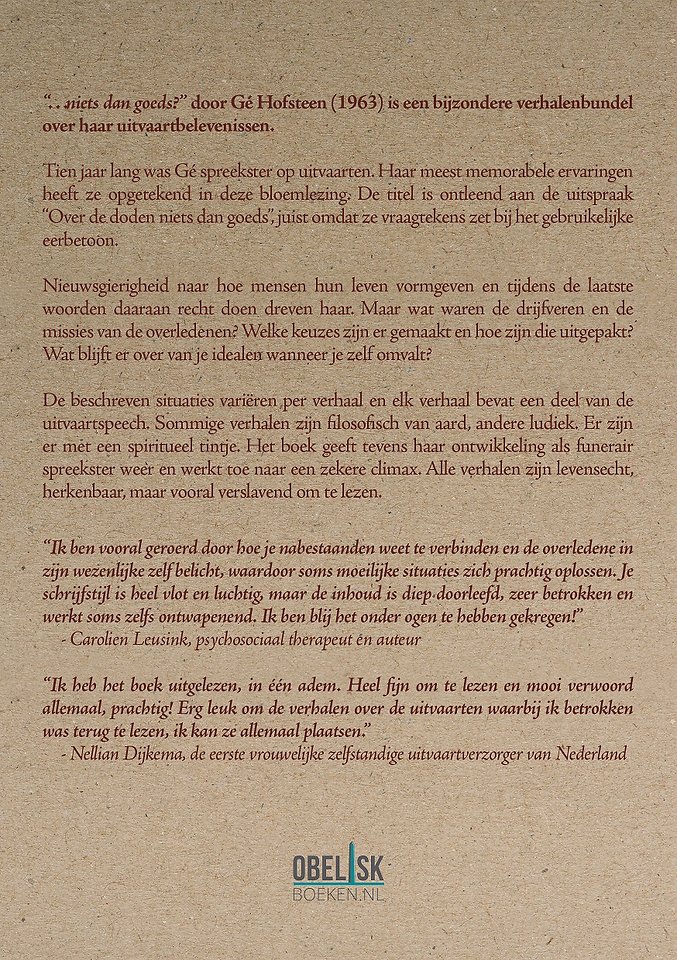 ...Niets dan goeds?