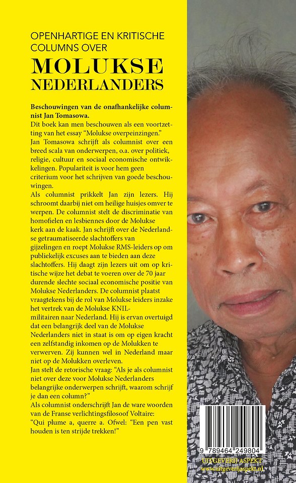 Openhartige en kritische columns over Molukse Nederlanders