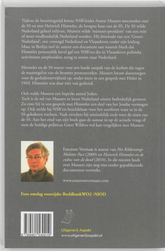 Anton Mussert en zijn conflict met de SS