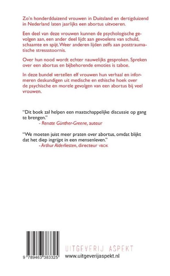 Abortus, schaamte en schuld