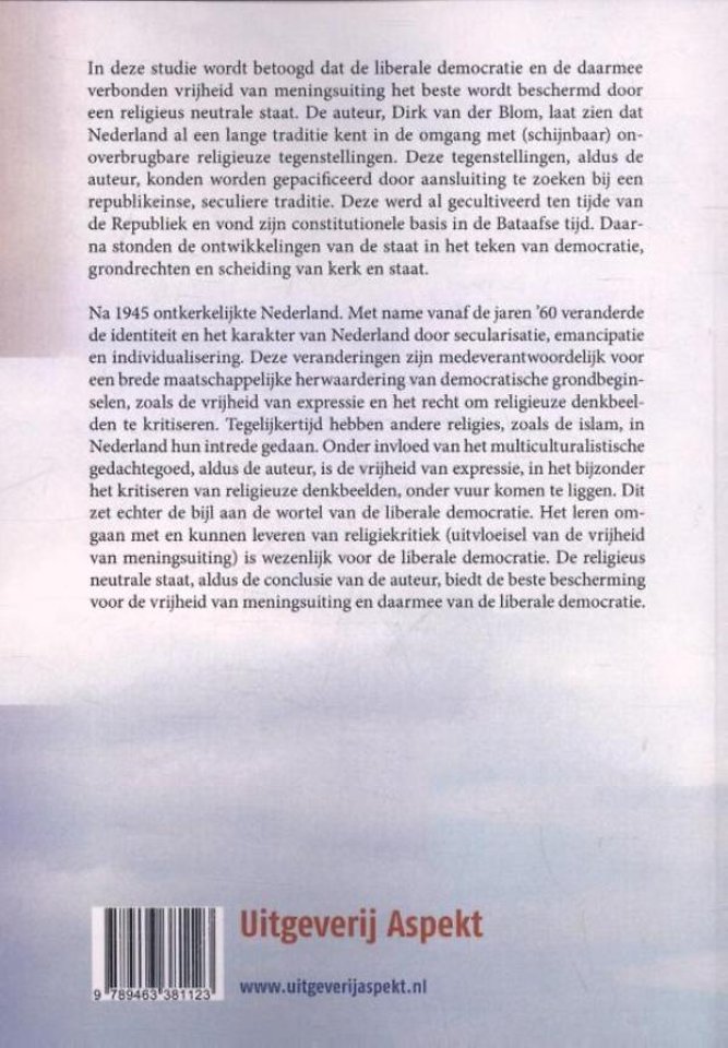 De verhouding van staat en religie in een veranderende Nederlandse samenleving