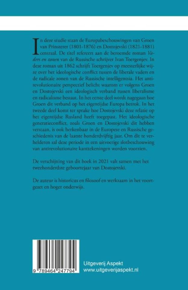 Vaders en zonen in antirevolutionair perspectief