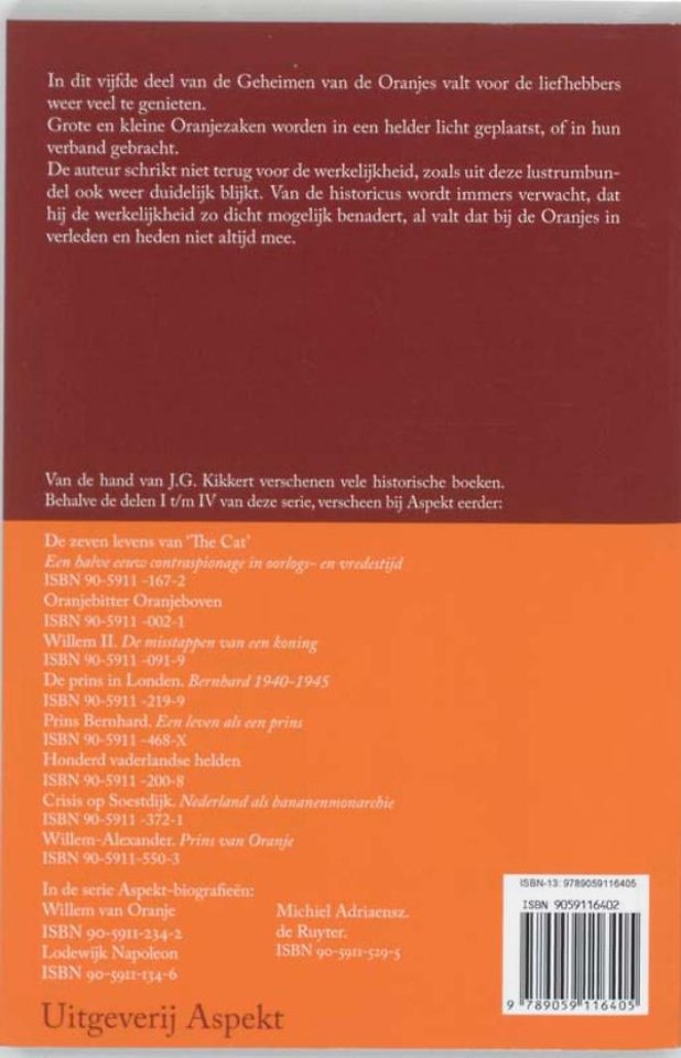 Geheimen van de Oranjes 5