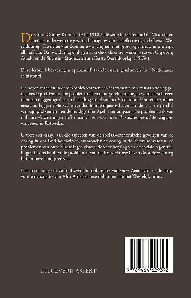 De Grote Oorlog, kroniek 1914 - 1918