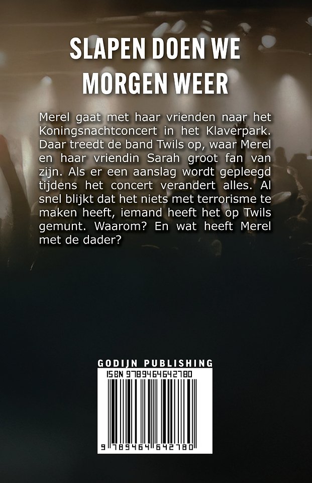 Slapen doen we morgen weer