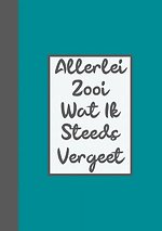 Wachtwoordenboekje / Wachtwoorden Boekje - Allerlei Zooi Wat Ik Steeds Vergeet
