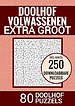 Boek Cadeau - Puzzelboek voor Ouderen, Slechtzienden, Senioren, Oma, Opa - Doolhof voor Volwassenen - Extra Groot, Type XL/XXL