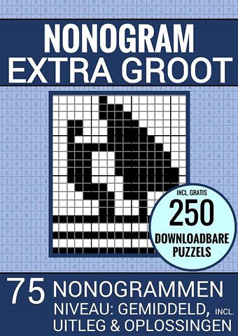 Puzzelboek voor Ouderen, Slechtzienden, Senioren, Opa en Oma: Nonogram Extra Groot, Type XL/XXL