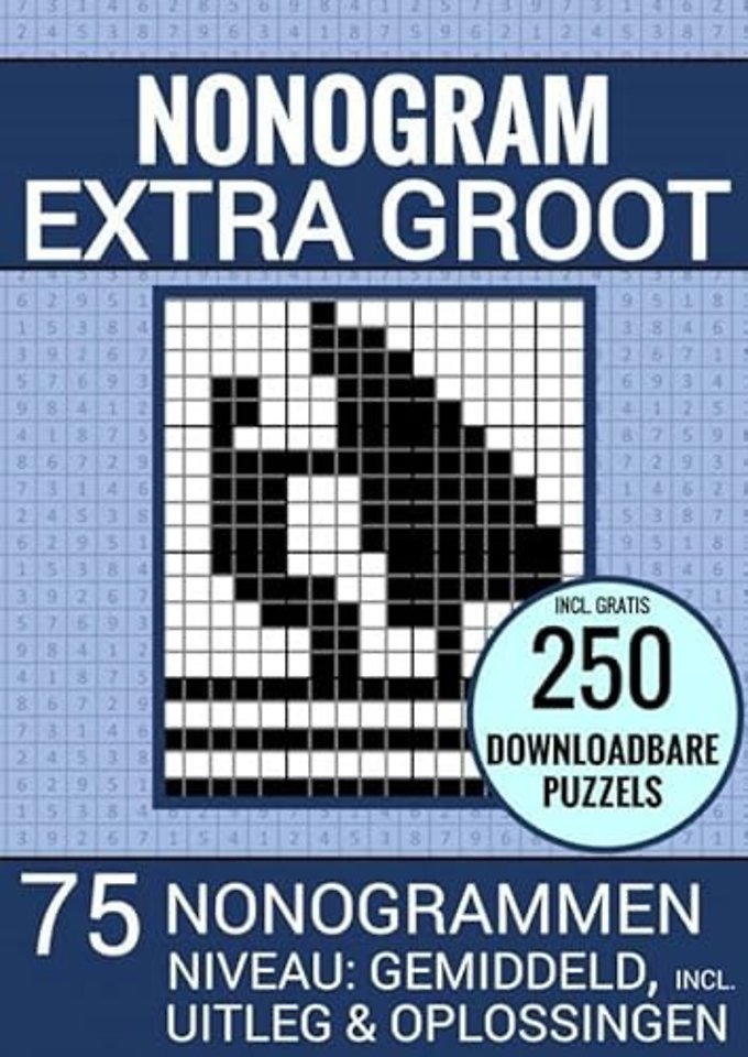 Puzzelboek voor Ouderen, Slechtzienden, Senioren, Opa en Oma: Nonogram Extra Groot, Type XL/XXL