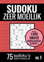 Sudoku Zeer Moeilijk - Puzzelboek: 75 Zeer Moeilijke Sudoku Puzzels voor Volwassenen en Ouderen