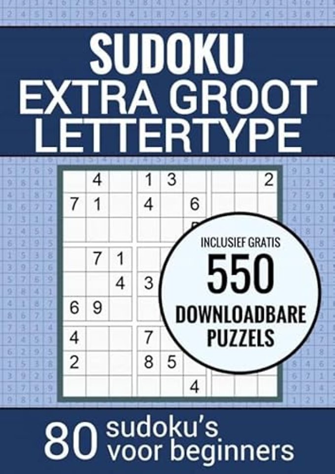 Boek Cadeau - Sudoku Makkelijk - Puzzelboek voor Ouderen, Senioren, Opa en Oma en Slechtzienden: Grootletter Type XL/XXL