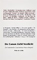 De Canon Licht Verdicht
